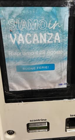 Anche il bancomat è in vacanza🙃🌊☀️ image preview